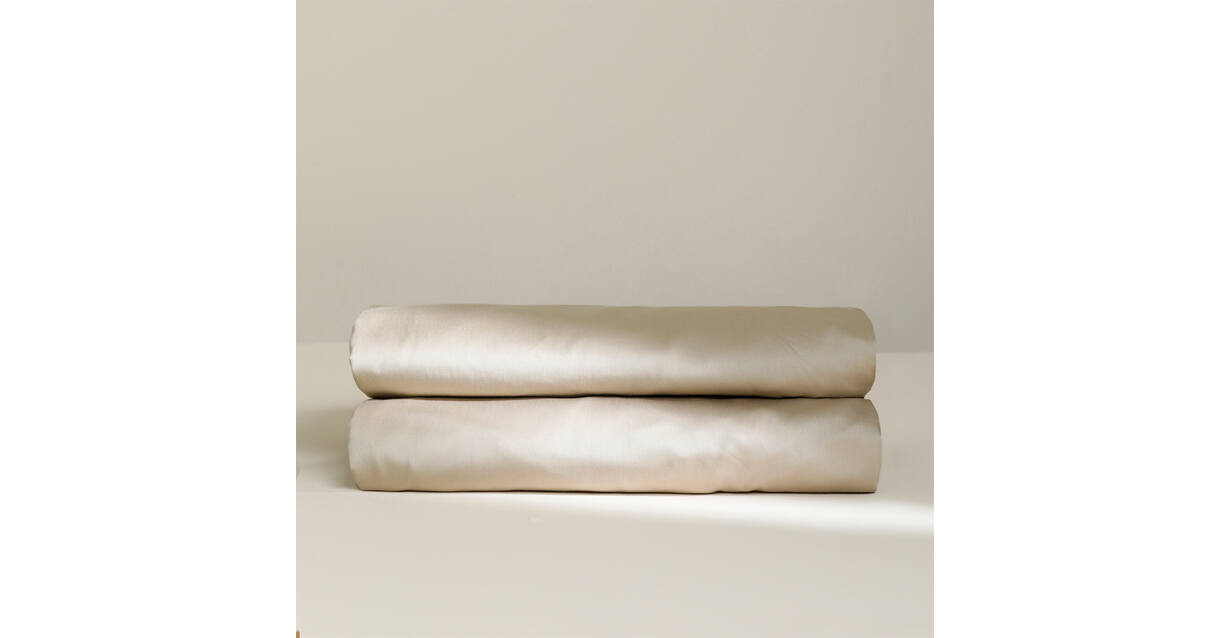 Damai Hoeslaken Organic Satijn topper 15 cm