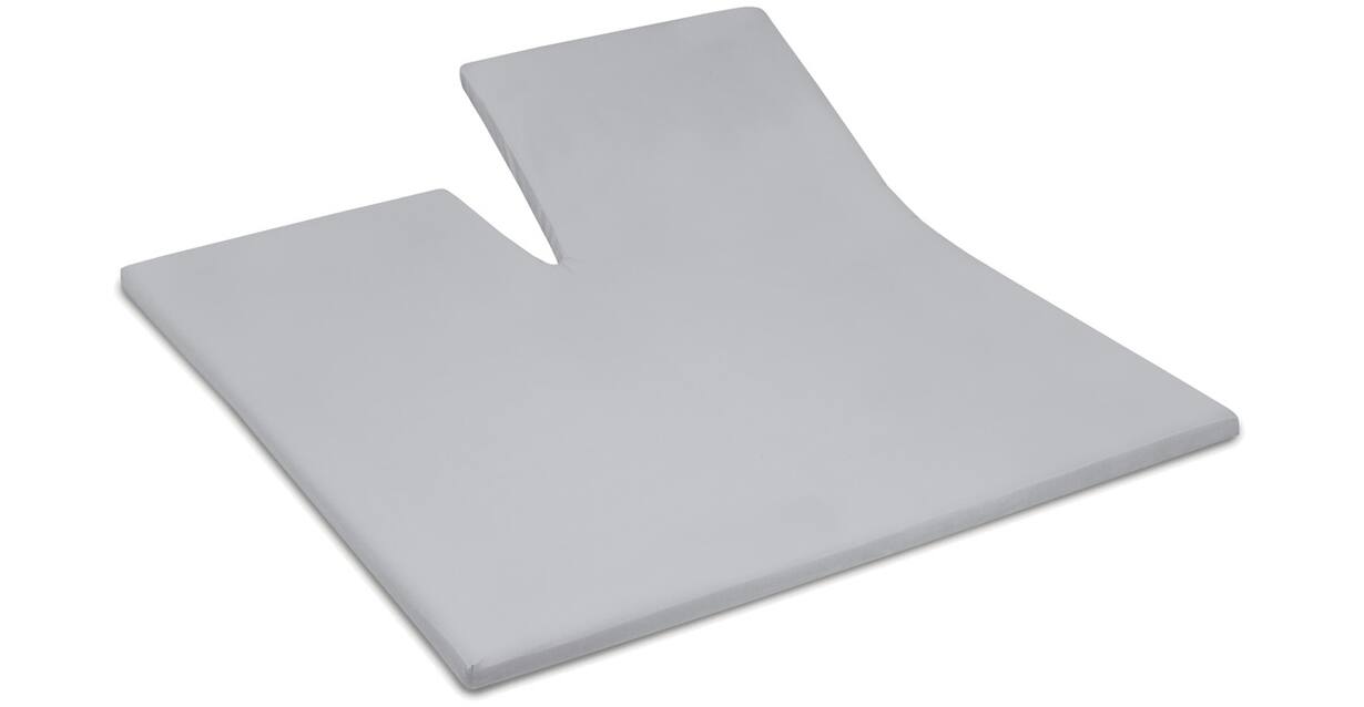 Damai Hoeslaken Organic Satijn topper single split 15 cm