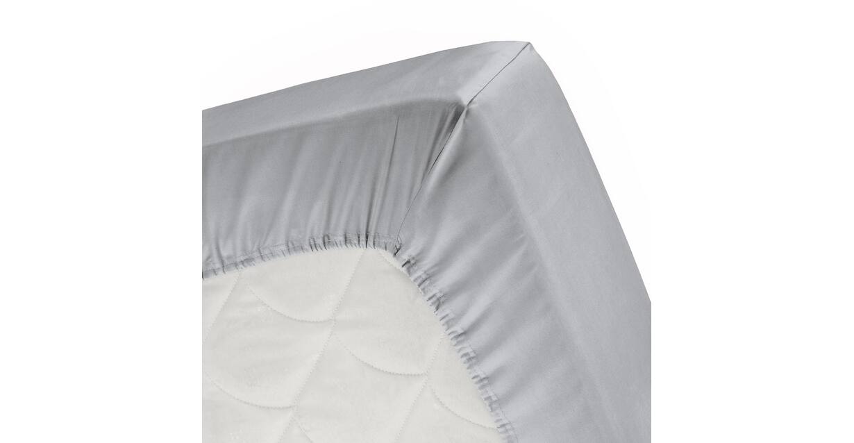 Damai Hoeslaken Organic Satijn topper single split 15 cm