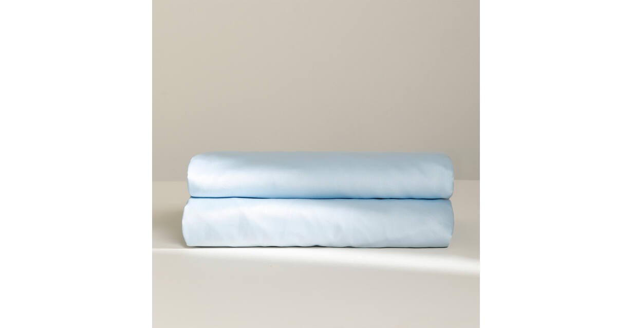 Damai Hoeslaken Organic Satijn topper single split 15 cm