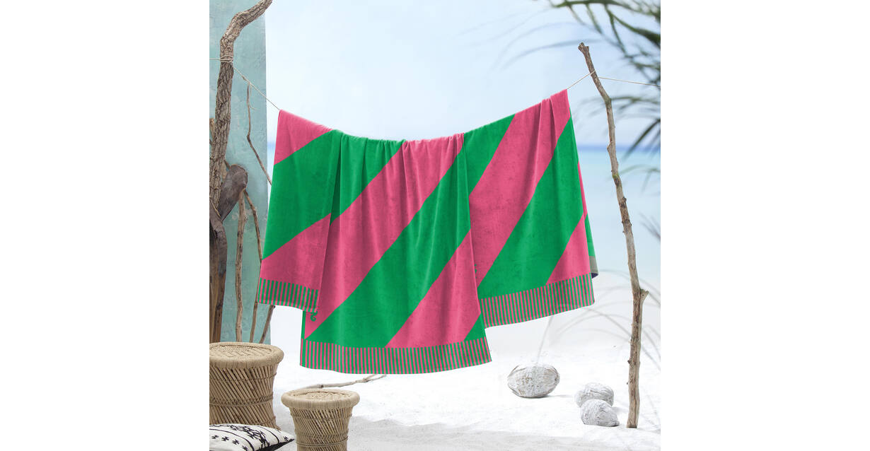 Seahorse Strandlaken Colorblock Stripe