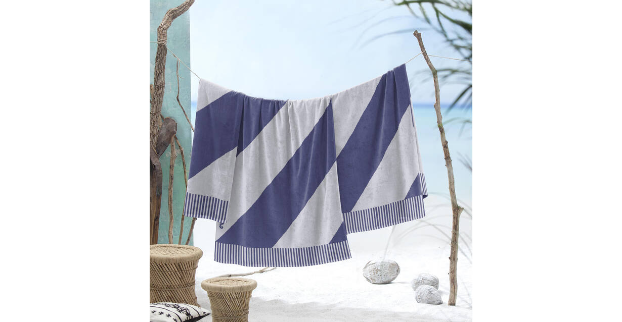 Seahorse Strandlaken Colorblock Stripe
