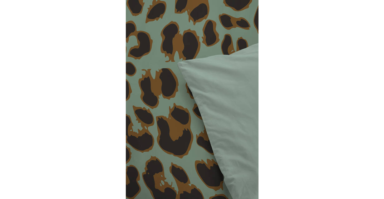 Byrklund Dekbedovertrek Lazy Leopard