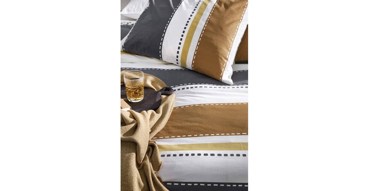 Walra Dekbedovertrek Stripes & Stitches