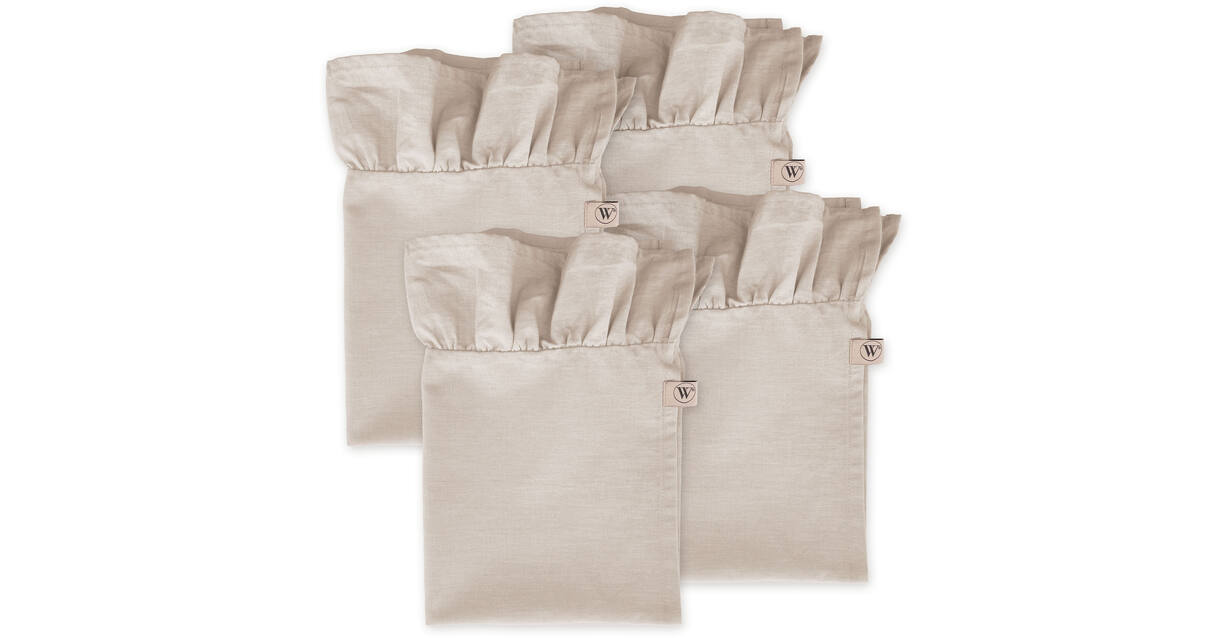 Walra Servet Set Lovely Linen Ruffles