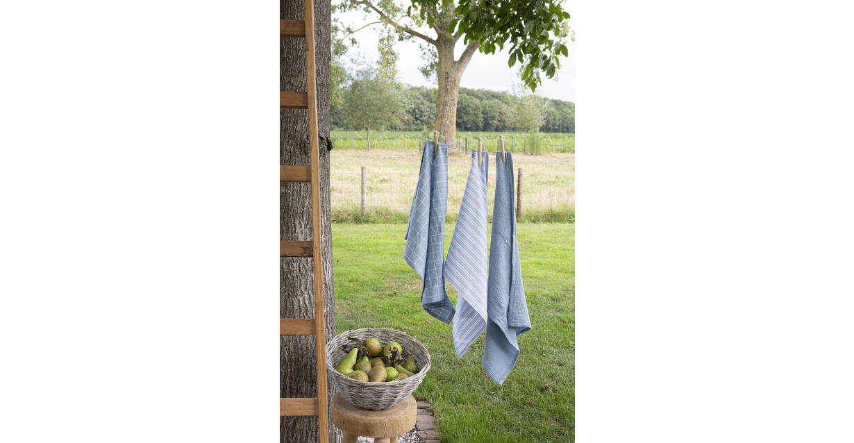 Walra Keukenset Dry w. Cubes Uni, Stripes & Blocks