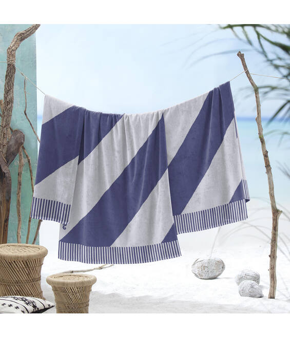 Seahorse Strandlaken Colorblock Stripe