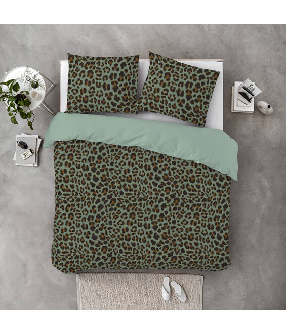 Byrklund Dekbedovertrek Lazy Leopard