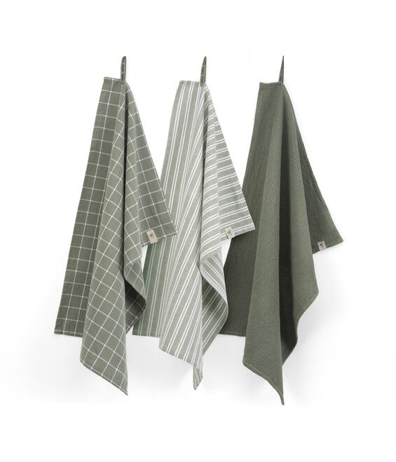 Walra Keukenset Dry w. Cubes Uni, Stripes & Blocks