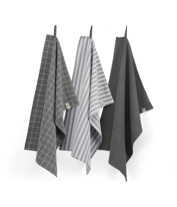 Walra Keukenset Dry w. Cubes Uni, Stripes & Blocks