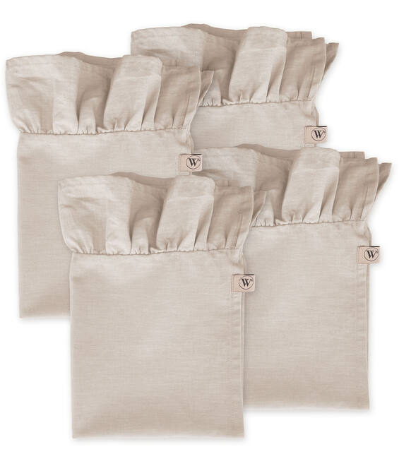 Walra Servet Set Lovely Linen Ruffles