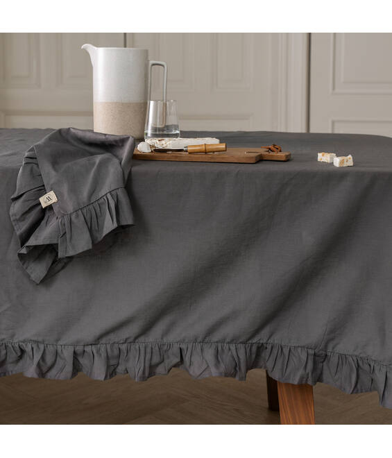 Walra Tafellaken Lovely Linen Ruffles