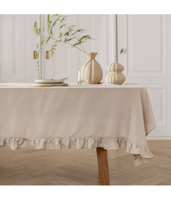 Walra Tafellaken Lovely Linen Ruffles