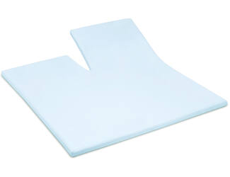 Damai Hoeslaken Organic Satijn topper single split 15 cm