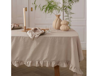 Walra Tafellaken Lovely Linen Ruffles